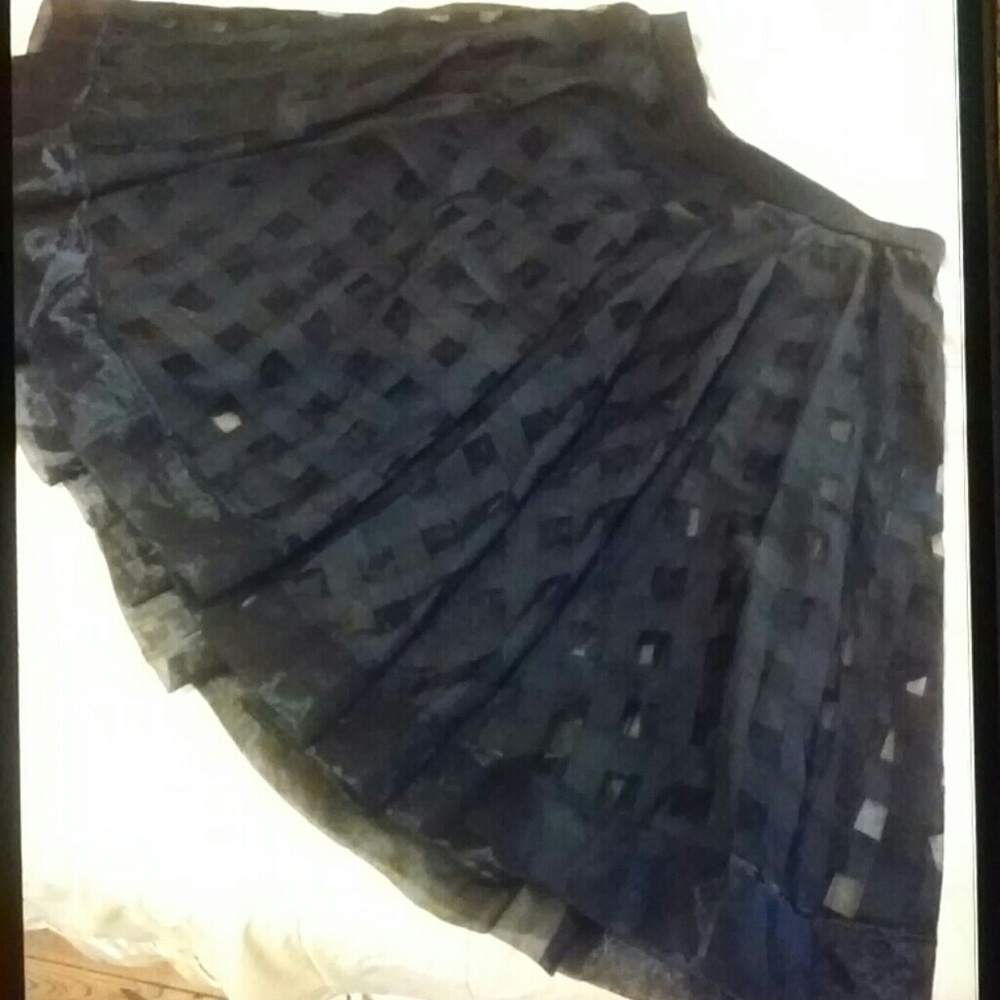 Christian Siriano black skirt